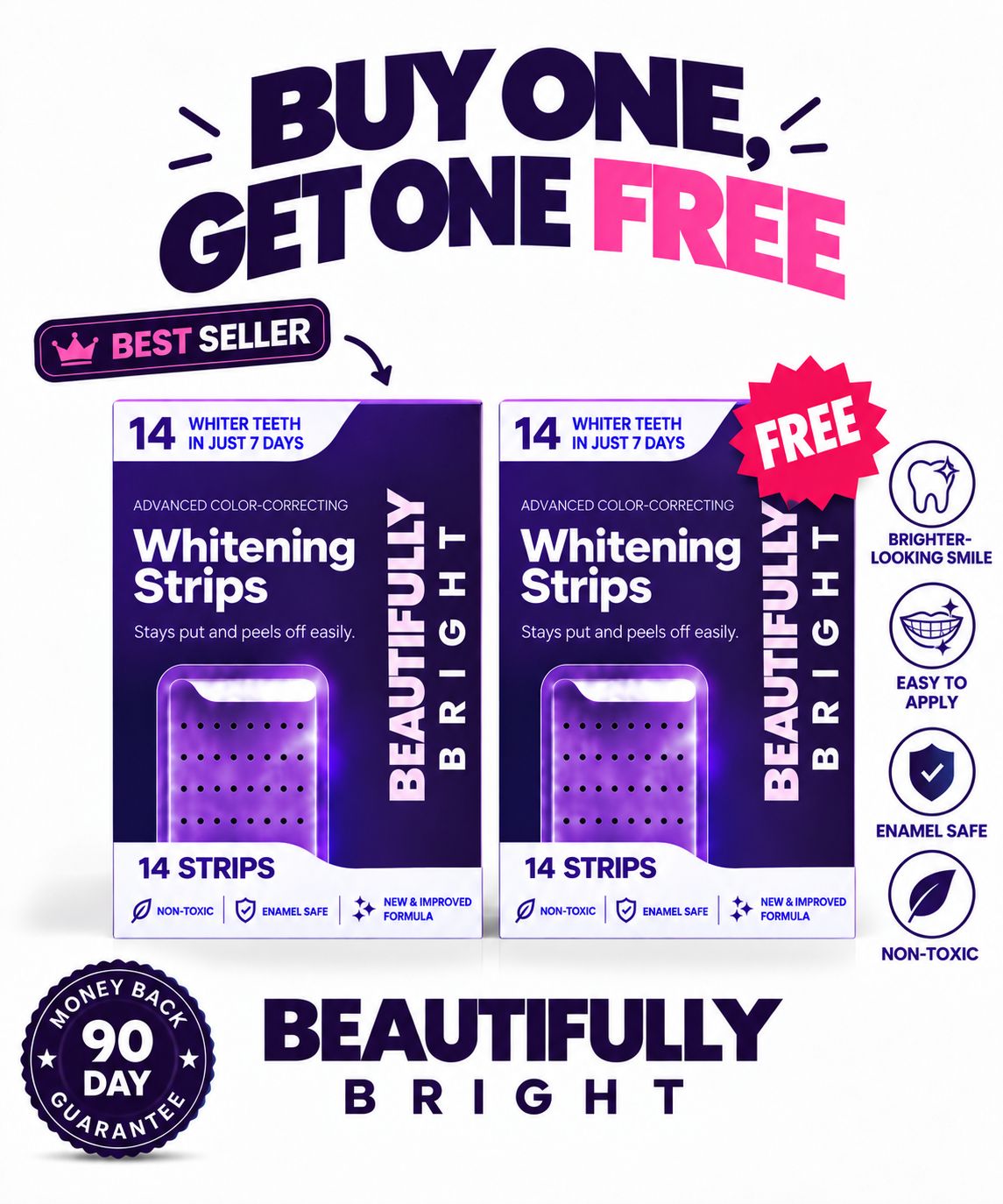 Purple Whitening Strips